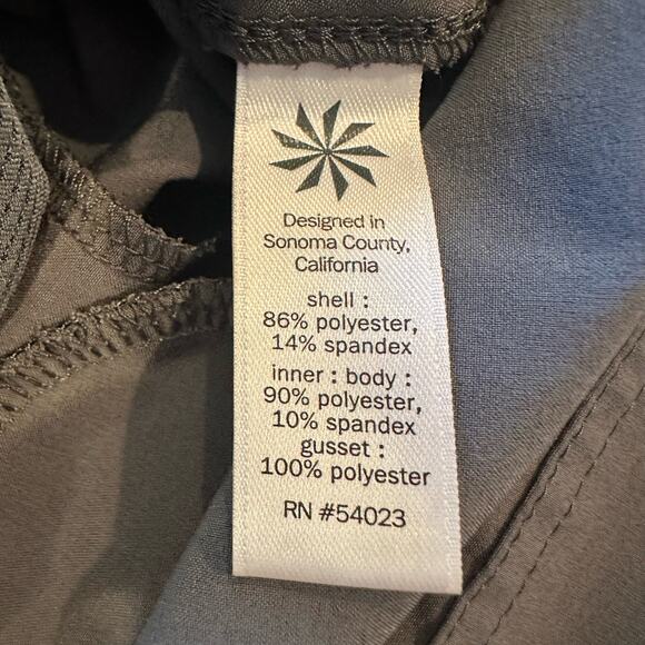 Athleta Gray Modern Metro Midtown Skort Tennis Running Hiking Size 0 - Picture 9 of 10